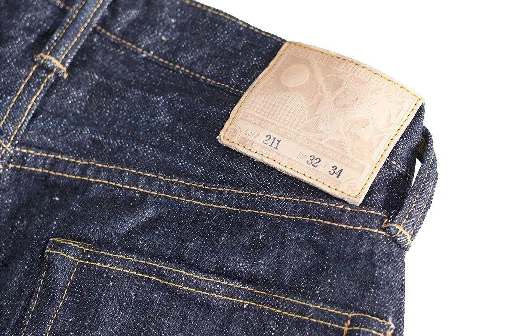 SAMURAI JEANS - S211VX "Benkei" 17oz Selvedge Denim - Relaxed Tapered Fit One Wash