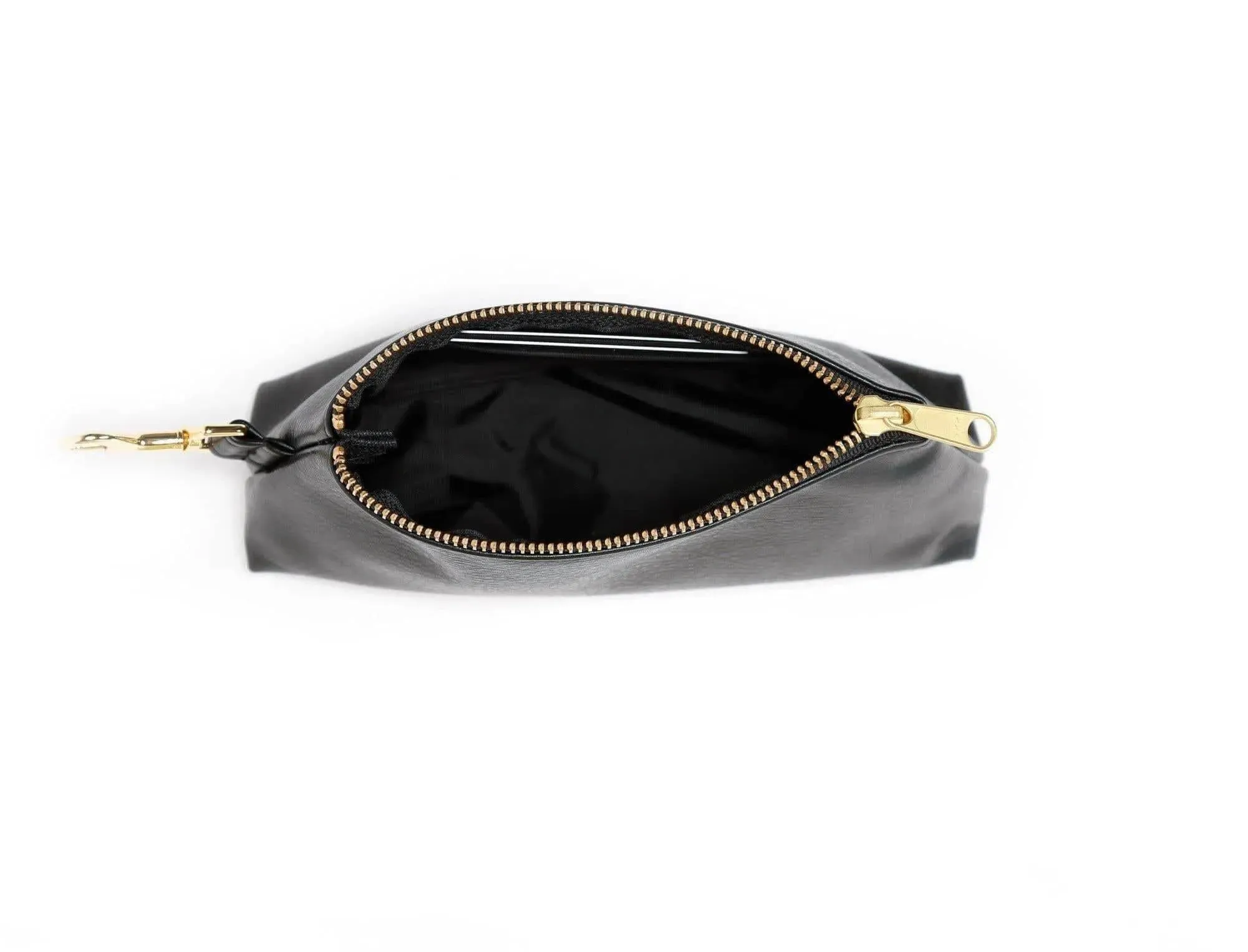 Snow Leopard Vegan Leather 2-Piece Wristlet Set