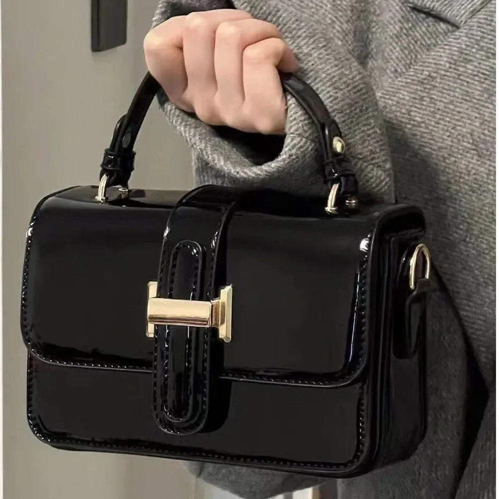 Sohiwoo Handbags Crossbody Sac Bags Black Purses Hobo à Shoulder Main Plaid Women Bag Femme Flap For And