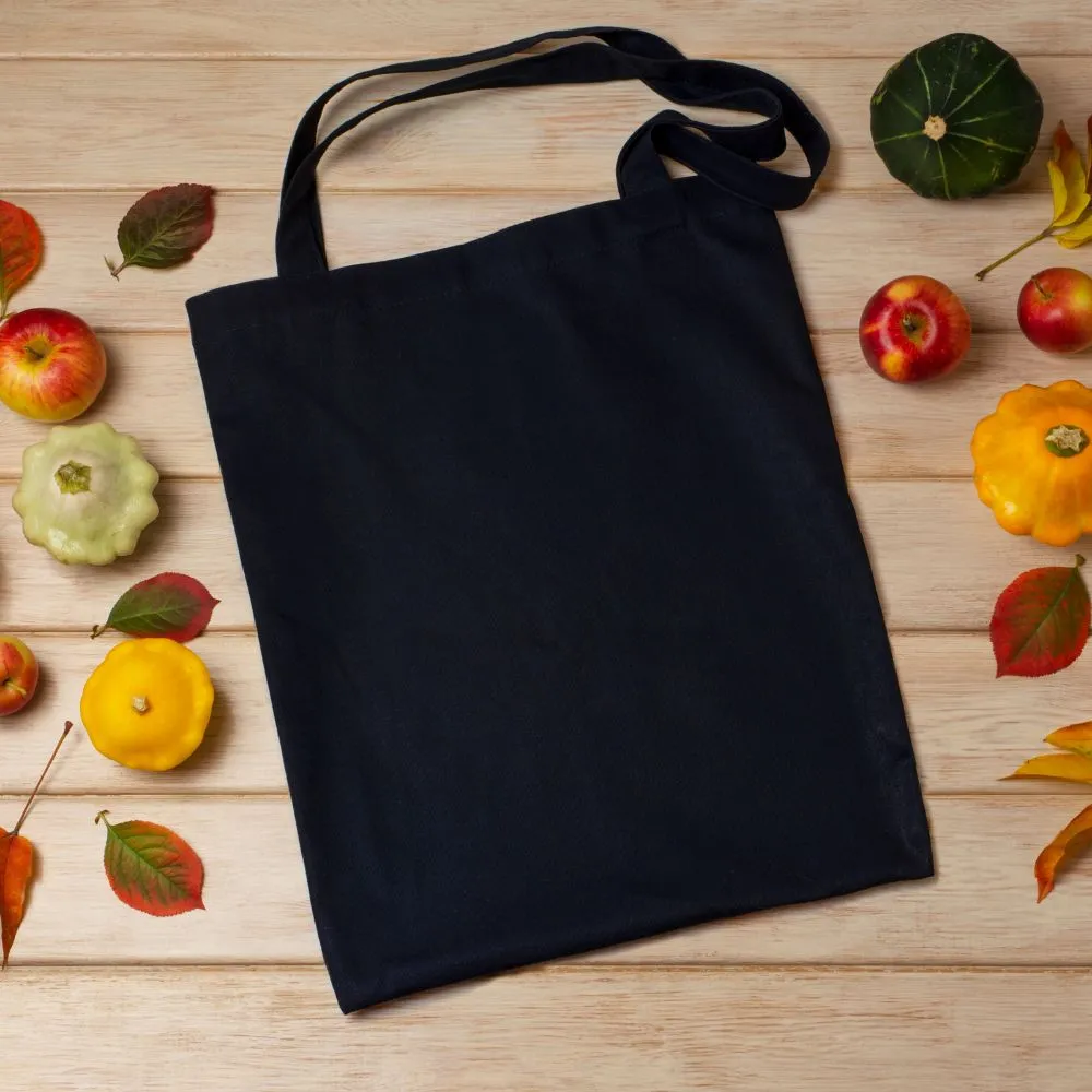 Stamp Graffiti Tote Bag with Zipper