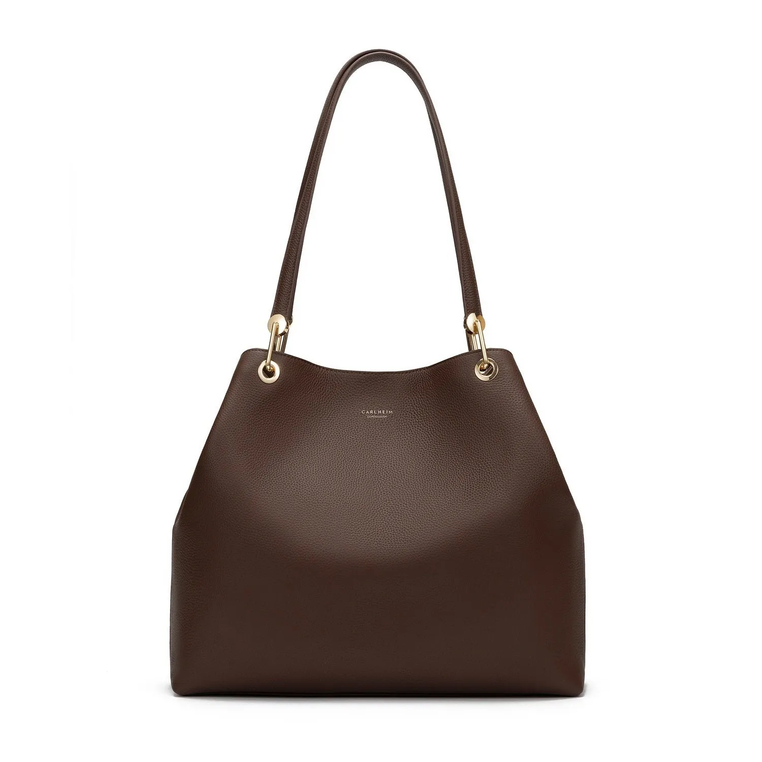 Stella Genuine Leather Handbag (Brown)