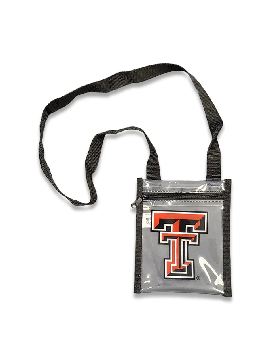 Texas Tech Double T "Minimalistic" Clear Crossbody Bag