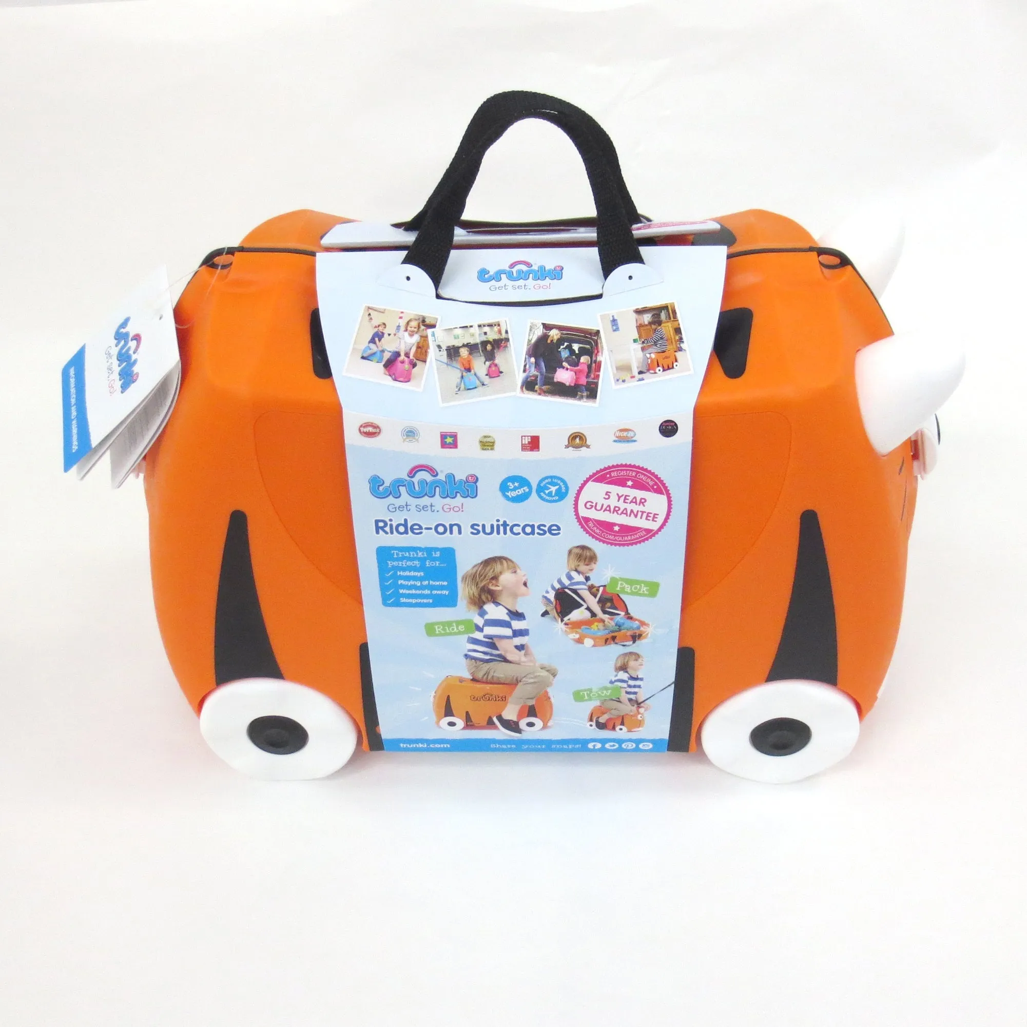 Trunki Ride On Suitcase - Tipu Tiger (81555) (Open Box)